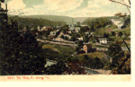 View of Saltsburg looking North